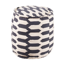 Load image into Gallery viewer, Vital Stripe Pouf - Round
