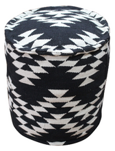 Load image into Gallery viewer, Aztec Pouf, Round
