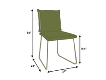 Load image into Gallery viewer, Carlson Leather Dining Chair, Green (Set of 2)
