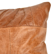 Load image into Gallery viewer, Charolette Leather Cushion, Tobacco
