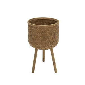 Bamboo Planters, Brown (Set of 3)