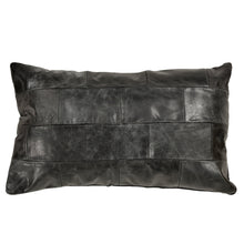 Load image into Gallery viewer, Charolette Leather Cushion, Charcoal
