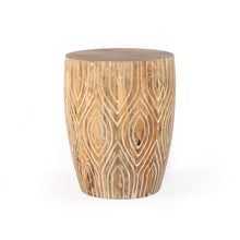 Load image into Gallery viewer, Lotus Leaf Barrel End Table

