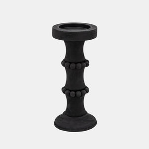 Antique-Style Candle Holder in Black