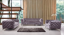 Load image into Gallery viewer, Divani Casa Delilah Modern Grey Fabric Sofa Set
