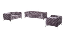 Load image into Gallery viewer, Divani Casa Delilah Modern Grey Fabric Sofa Set
