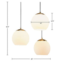 Load image into Gallery viewer, Leroy Pendant - White/Black
