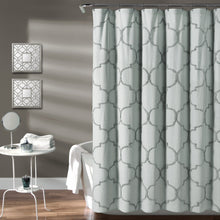 Load image into Gallery viewer, Avon Chenille Trellis Shower Curtain
