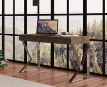 Load image into Gallery viewer, Modrest Ferris Modern Walnut Office Desk
