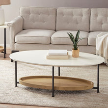 Load image into Gallery viewer, Beaumont Coffee Table - White/Natural
