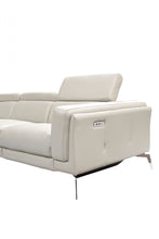 Load image into Gallery viewer, Divani Casa Gilsum - White Modern Leather U Shaped Sectional Sofa with Recliner
