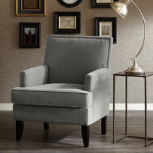 Load image into Gallery viewer, Colton Track Arm Club Chair - Grey Multi
