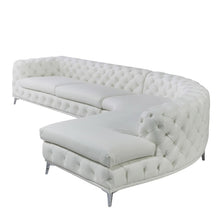 Load image into Gallery viewer, Divani Casa Kohl - Contemporary White RAF Curved Shape Sectional Sofa with Chaise

