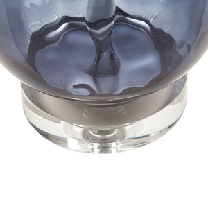 Borel Glass Table Lamp - Dark Blue