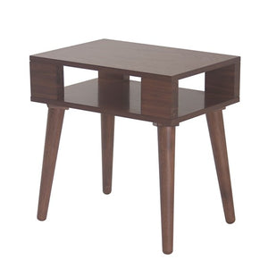 Jayce - Pecan Mid Century Wood End table