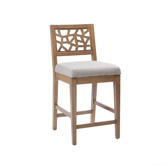 Crackle Counter stool - Light Grey