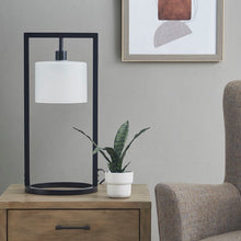 Load image into Gallery viewer, Kittery Kittery Table Lamp - Black Base/Frosted Shade
