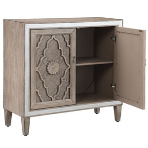 Annalise 2-Door Accent Chest - Natural