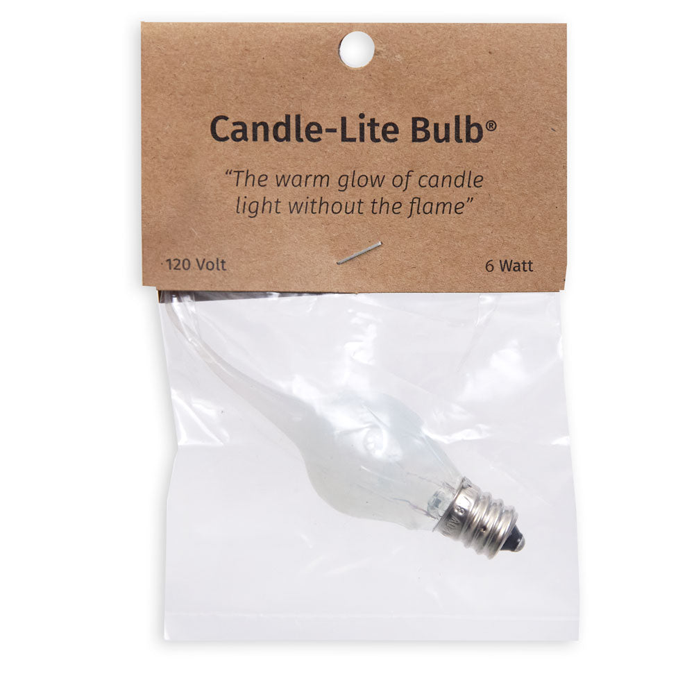 6 Watt Large Candle-Lite Light Bulb - Set of 12