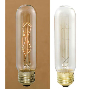 40 Watt 4 Vintage Style Stick Bulb With Diamond Filament