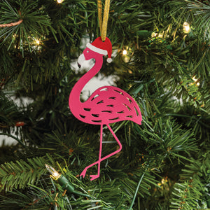 Flamingo Ornament - Set of 4