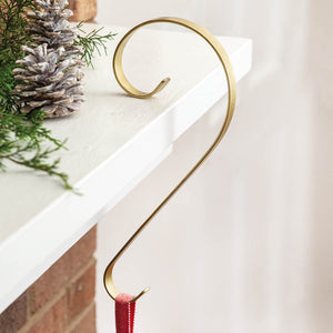 Gold Stocking Scroll - Set of 4