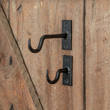Load image into Gallery viewer, Set of Two Cast Iron Hooks
