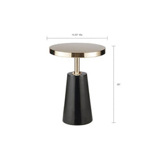 Load image into Gallery viewer, Sophia Accent Table - Black/Gold
