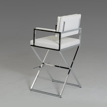 Load image into Gallery viewer, Modrest Coppola Modern White Leatherette Bar Stool
