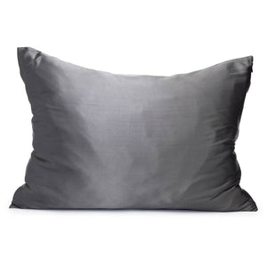 Standard Satin Pillowcase, Charcoal