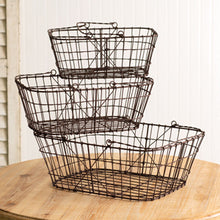 Load image into Gallery viewer, Matilda Wire Baskets (Set of 3)
