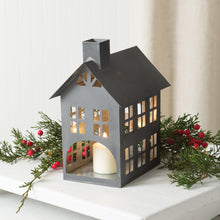 Load image into Gallery viewer, Galvanized Country House Christmas Luminary
