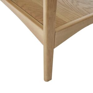 Parker End Table - Off-White/Natural