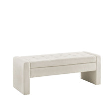 Load image into Gallery viewer, Gillian Storage Bench - Cream
