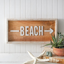 Load image into Gallery viewer, Beach Directional Sign
