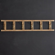 Load image into Gallery viewer, Ladder Six Hook Wall Rack
