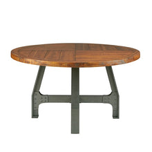 Load image into Gallery viewer, Lancaster Round Dining/Gathering Table - Amber/Graphite
