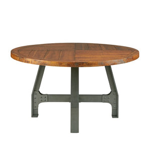 Lancaster Round Dining/Gathering Table - Amber/Graphite