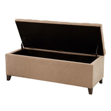Load image into Gallery viewer, Shandra Tufted Top Storage Bench - Sand
