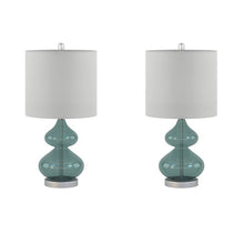 Load image into Gallery viewer, Ellipse Table Lamp Set of 2 - Blue

