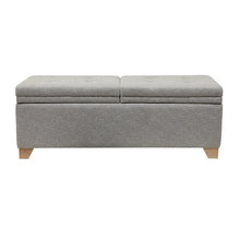 Load image into Gallery viewer, Ashcroft Storage Bench - Grey Multi
