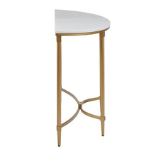 Load image into Gallery viewer, Bordeaux Console table - White/Gold
