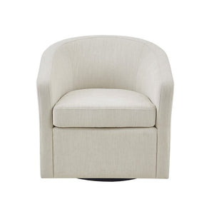 Amber  Swivel Chair - Ivory