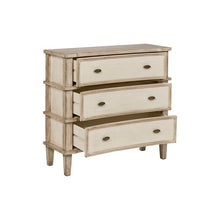 Load image into Gallery viewer, Alcott 3 drawer chest - Natural/Cream
