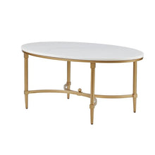 Load image into Gallery viewer, Bordeaux Coffee table - White/Gold
