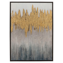 Load image into Gallery viewer, Hand Painted Abstract Canvas with Gold Foil
