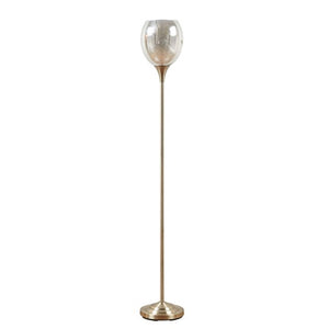 Bellow Bellow Floor Lamp - Anique Brass
