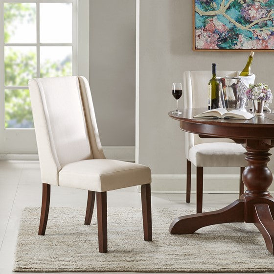 Brody Wing Dining Chair (Set of 2) - Cream
