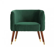 Load image into Gallery viewer, Modrest Bethel Modern Green Velvet Accent Chair
