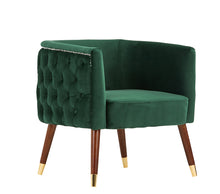 Load image into Gallery viewer, Modrest Bethel Modern Green Velvet Accent Chair
